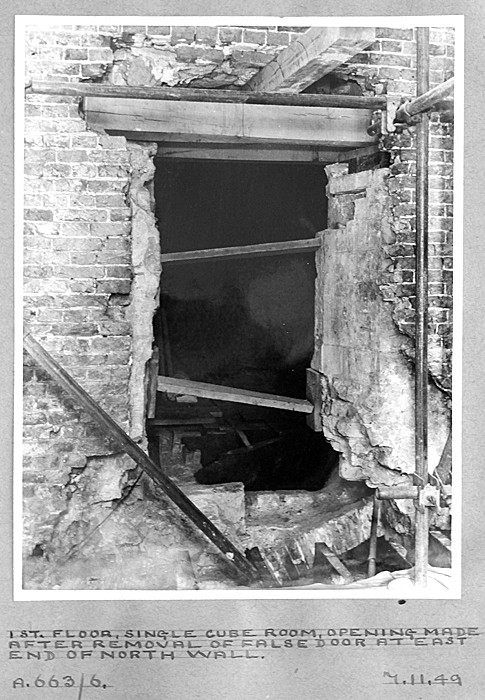 the removal of the dummy door